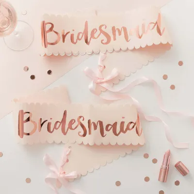 Produktbild von 2 Brautjungfer Schärpen