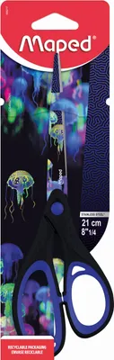 Zdjęcie produktu dla Maped 469217 Maped Schere DEEPSEA PARADISE, szpic, 210 mm, asymmetrisch
