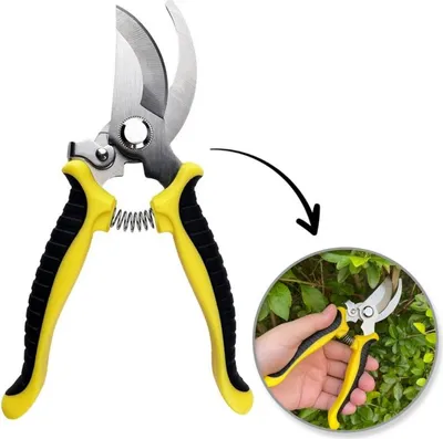 Immagine prodotto di Flamenco Mystique Cesoie da giardinaggio per tagliare le piante, cesoie da giardino giallo KU02