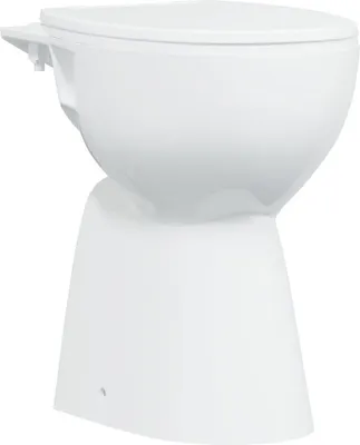 Produktbild von vidaXL Randloses WC 7 cm Extra Höhe Soft-Close Keramik Weiß