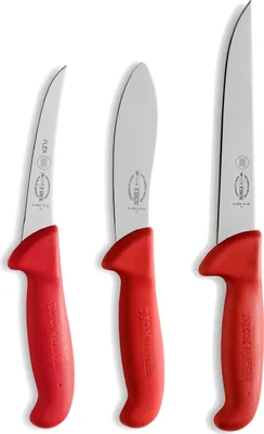 Produktbild von F. DICK Messer-Set Jagd Ausbeinmesser 13cm Abhäutemesser 13cm Stechmesser 18cm