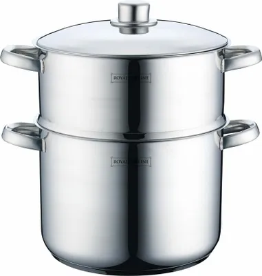Image de Couscoussier en inox avec panier vapeur - 12 L