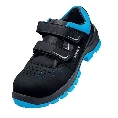 Image de sandales uvex 2 xenova® S1 noir, bleu largeur 11 Gr. 39