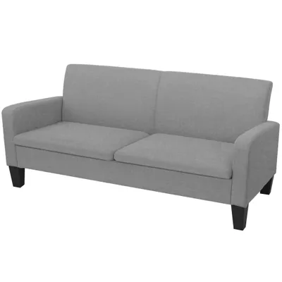 Zdjęcie produktu dla VidaXL 278212, Szary, 3 siedz., Poliester, 1800 mm, 650 mm, 760 mm
