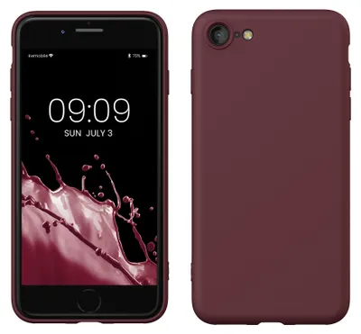 Produktbild von kwmobile Handyhülle für iPhone SE 2022 Hülle / iPhone SE 2020 / iPhone 8 / iPhone 7, für iPhone SE Hülle - Schutzhülle für kabelloses Laden - Case in