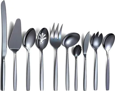 Produktbild von Famanu Besteckset 30-teilig - Schwarz