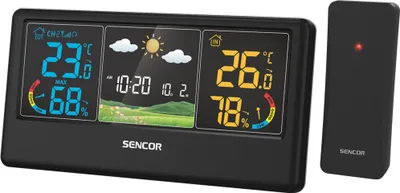 Produktbild von SENCOR SWS 4100 B Meteorologická stanice s bezdrátovým snímačem