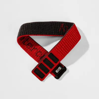 Produktbild von INF Rotes Nylonarmband für Garmin Forerunner 965/970 & 255/265M - Atmungsaktiv