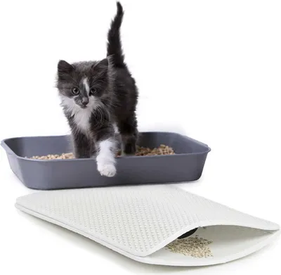 Immagine prodotto di Tappetino magico a doppio strato per gatti | CanadianCat | Ecologico, bianco, piccolo