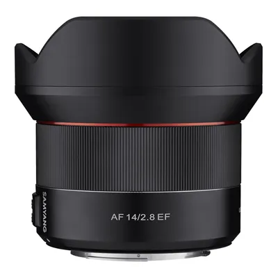 A product shot of a camera lens.