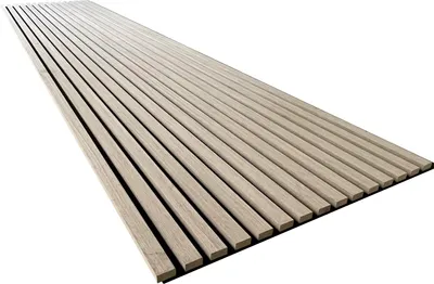 Produktbild von Endorphin 2 Stück Akustikpaneele 61x266x2,1cm Holzfurnier Eiche natur-hell