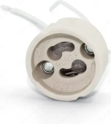 Produktbild von 5 Stück GU10 Fassung aus Keramik mit kabel