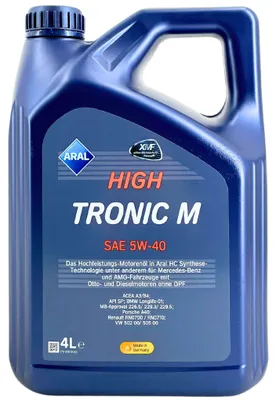 Produktbild von Aral HighTronic M 5W-40 4 Liter