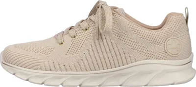 Produktbild von Rieker Damen Schnürschuh Sneaker Stoff Halbschuh 54022, Größe:38 EU, Farbe:Beige