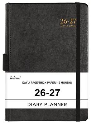 Imagen del producto de Calendario diario 2026-2027, una página por día, color , para 1 año, para planificación personal