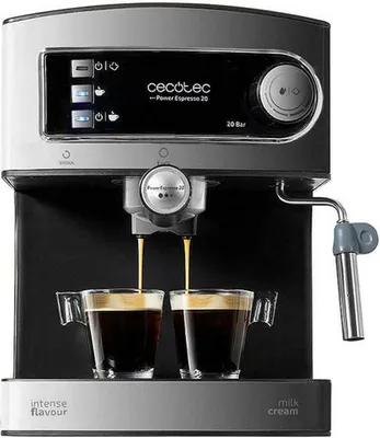 Zdjęcie produktu dla Cecotec 01503, Ekspres do espresso, 1,5 l, Kawa mielona, 850 W, Srebrny