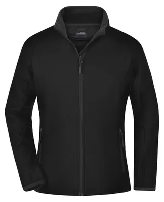 Produktbild von James and Nicholson - "Promo" Softshelljacke für Damen LT3301 (XXL) (Schwarz)
