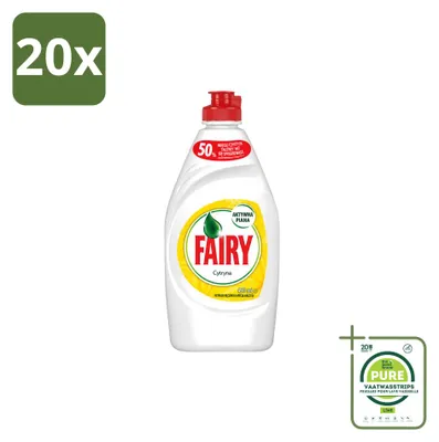 Produktbild von 20 x Fairy Spülmittel Zitrone 450 ml - Großpackung - 20 Stücke
