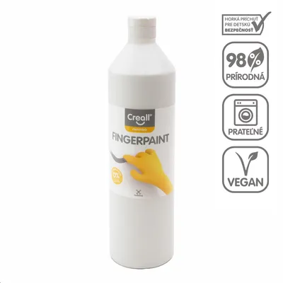 Produktbild von Creall Fingerfarbe - 750 ml - Weiß