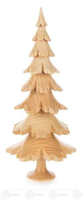 Produktbild von Massivholzbaum natur (24,5cm) von Dregeno Seiffen