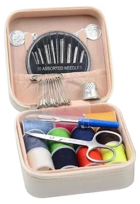 Immagine prodotto di Kit completo per cucito, con aghi, fili e bottoni
