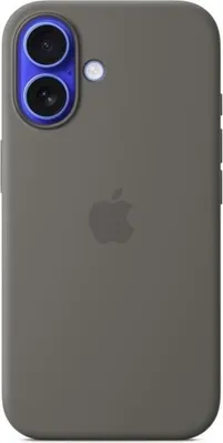 Zdjęcie produktu dla Etui silikonowe do iPhone 16 z MagSafe, Szary kamień