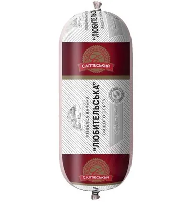 Produktbild von Wurst „Ljubitelskaja“ – 700 g Saltiwski Mjasokombinat