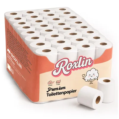 Produktbild von Toilettenpapier Toilettenpapier, 3-lagig, Ultraweich, Saugstark, Reißfest