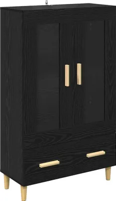Image de Haut Armoire Chêne noir 70 x 31 x 115 cm Bois d'ingénierie