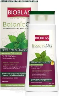Produktbild von Bioblas BotanicOils Brennnesselshampoo 360 ml