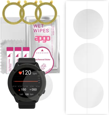 Produktbild von apgo 3 Stück Schutzfolie, klar, kompatibel mit Blackview X5 Smartwatch, Hydrogel Displayschutzfolie mit Positionierhilfe, Displayfolie, robust und kratzfest
