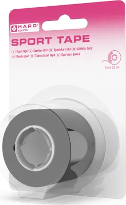 Image de HARO10072 HARO Sport-Tape, 38 mm x 5 m, noir