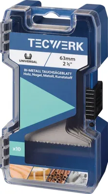 Produktbild von Tauchsägeblätter B.63mm Eintauch-T.42mm 10 St.Univ.TECWERK