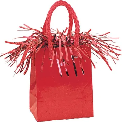 Produktbild von Unique Party - Geschenkbeutel - Ballongewicht - Folie Mini SG34298 (Einheitsgröße) (Rot)