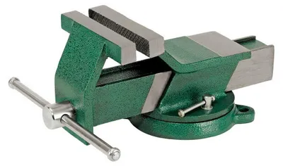 Produktbild von Müllner Parallel-Stahlschraubstock 100 mm AF124-100 Spannbacken Amboss