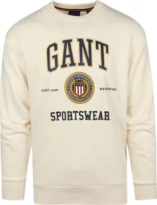 Obrázok produktu pre GANT Pánska mikina Beige Crest Shield Veľkosť S