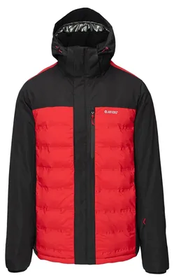Image de Hi-Tec - Veste matelassée "Helten" pour hommes, modèle IG4044 (Taille S) (Noir/Rouge)