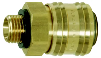 Obrázok produktu pre KS TOOLS Mosadzná spojka s vonkajším závitom G1/4 "AG - 515.3480