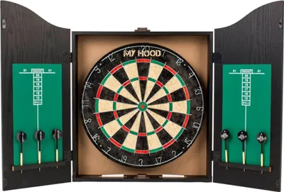 Obrázok produktu pre My Hood - Dart Center Pro, Skrinka na terč, Čierna, Zelená, Kolo, 530 mm, 500 mm, 8,5 cm