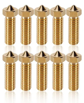 10 Messingdüsen 0,4 mm M6 für 3D-Drucker