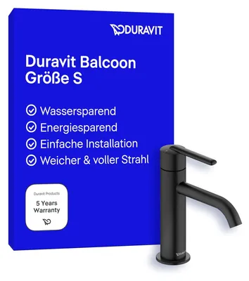Productafbeelding van DURAVIT BA1013002046 Balcoon, wastafelmengkraan, éénhendel