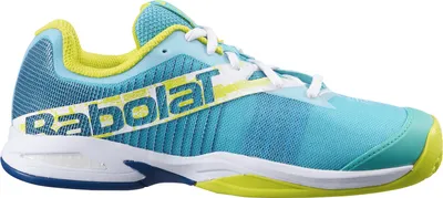 Produktbild von Babolat Jet Premura Jr Padel-Tennis Padelschuhe Sportschuhe grün/gelb/weiß 33S21756-8004, Schuhgröße:38 EU
