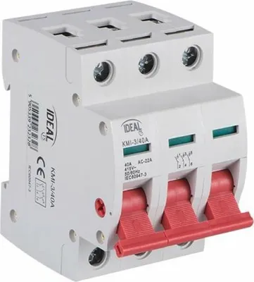 Image de Kanlux KMI-3/100A Interrupteur principal monté sur rail DIN