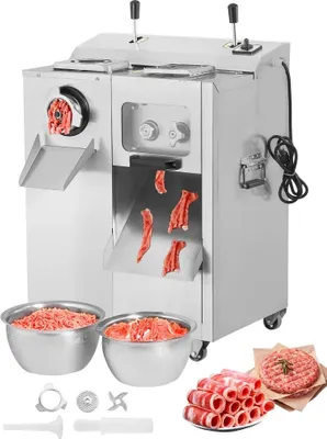 Produktbild von Kommerzieller Fleischwolf - 6,35kg/min Wurstfüllmaschine - Hochleistungs-Wurstfüller für Gewerbebetriebe