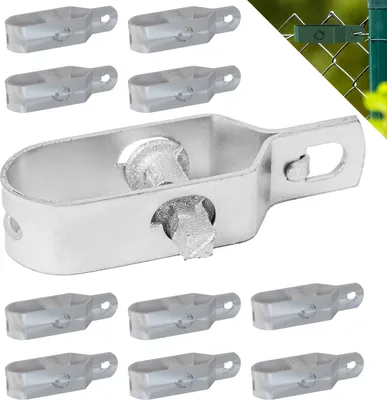 Produktbild von Fepro® Drahtspanner verzinkt, 90mm - 10 Stück, ideal für Maschendrahtzaun Spanndraht, Zaunspanner, Drahtzaun Spanner für Garten Spanndraht Wildzaun Forstzaun Weidezaun