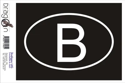 Produktbild von Aufkleber / Autoaufkleber - JDM / Die cut / Auto / OEM - Belgien B - 110x70 mm weiß - Heckscheibe / Heckscheibenaufkleber