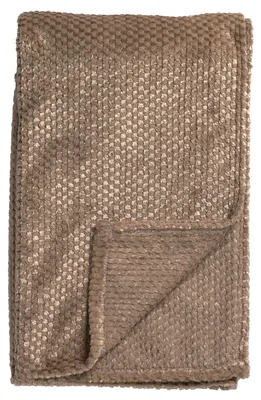 Produktbild von Dutch Decor Wohndecke Flanell-Jacquard Micky 150x200 cm Braun
