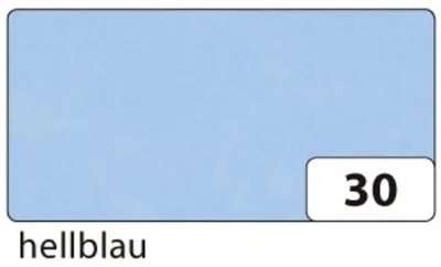Image de 20x Folia 88120-30 Papier transparent - bleu clair, 70 cm x 100 cm, 42 g/m²
