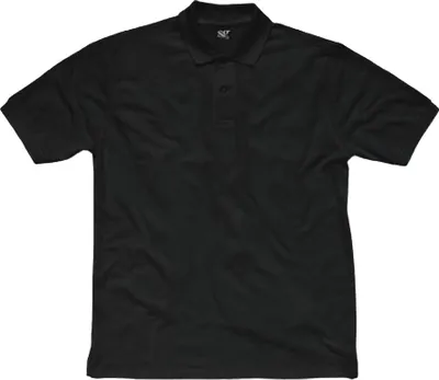 Produktbild von SG Damen Poloshirt, Kurzarm, 100% Baumwolle BC1082 (XL) (Schwarz)