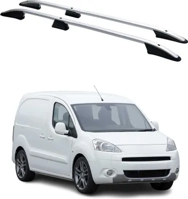 Obrázek produktu pro Podélné střešní nosiče pro Citroën Berlingo 2008–2018 L1, hliník, šedé